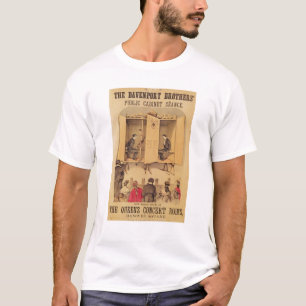 Die Davenport-Brüder, Plakat für Seance, 1865 T-Shirt