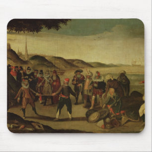 Die Debatte über dem goldenen Taktstock Mousepad