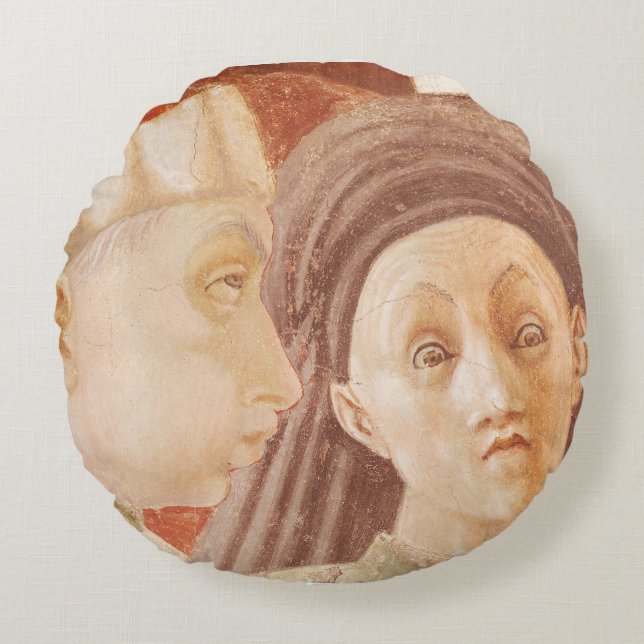 Die Debatte von St Stephen, 1433-34 Rundes Kissen (Vorderseite)