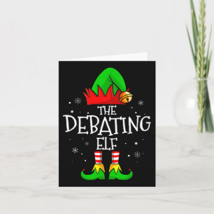 Die Debatten der Elf-Gruppe passen zu Weihnachten Karte
