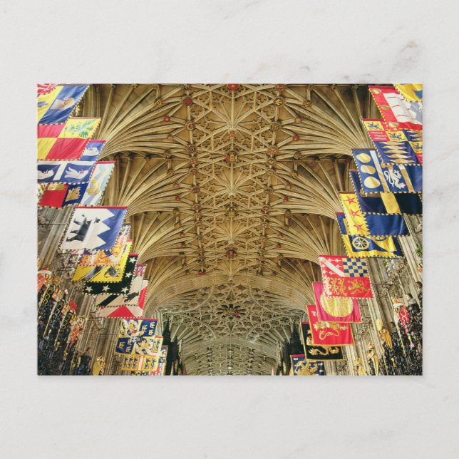 Die Decke der St. George Kapelle, Windsor Postkarte (Vorderseite)