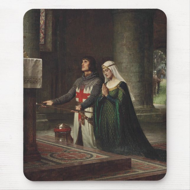 Die Dedication (der mittelalterliche Ritter und se Mousepad (Vorne)