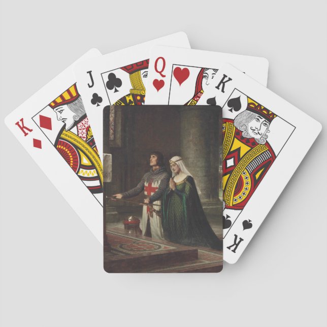 Die Dedication (Ritter und Seine Frau) Spielkarten (Rückseite)