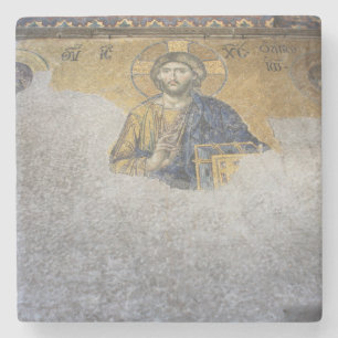 Die Deesis Mosiac Upper Gallery Hagia Sophia Steinuntersetzer