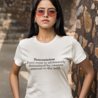 Die Definition des Determinismus ist nicht frei, w