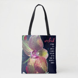 Die Definition eines Orchideen Tasche