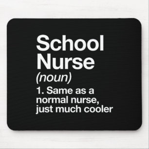 Die Definition von Krankenschwester wird am ersten Mousepad