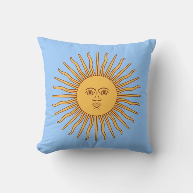 Die Dekoration der Sun-Symbole Kissen (Vorderseite)