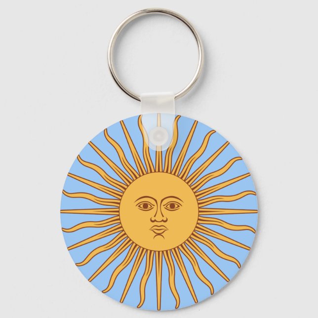 Die Dekoration der Sun-Symbole Schlüsselanhänger (Vorderseite)