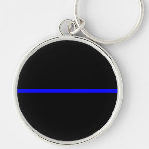 Die Dekoration der symbolträchtigen Thin Blue Lin Schlüsselanhänger