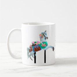 "DIE DEKORATIVE TASSE DES CAROUSEL HORSE" KAFFEE-T