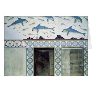 Die Delphin-Freskos im Badezimmer der Königin