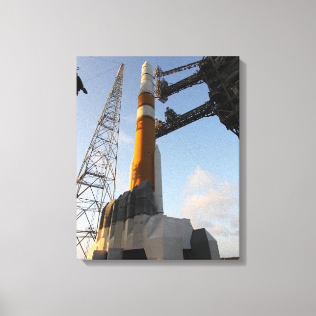 Die Delta-IV-Rakete Leinwanddruck (Vorderseite)