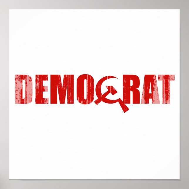Die Demokraten sind Kommunist Faded.png Poster (Vorne)