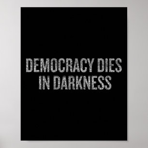 Die Demokratie stirbt im Dunkeln Weihnachtsspass Poster
