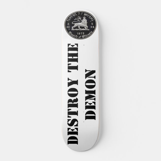 DIE DEMON-Skateboard ZERSTÖREN Skateboard (Vorderseite)