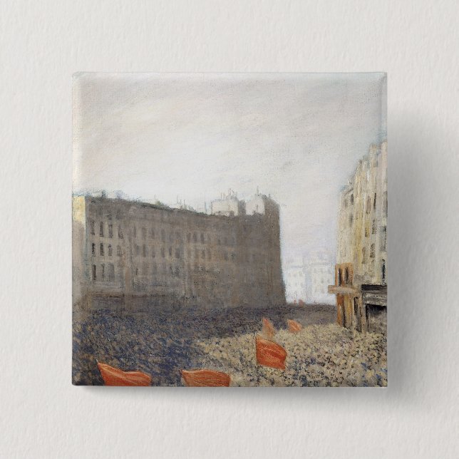 Die Demonstration, 1905 Button (Vorderseite)