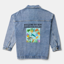 Die Denim Jacket der personalisierten Schwiegertoc Jeansjacke