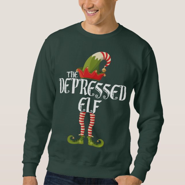 die depressive Elfe Sweatshirt (Vorderseite)