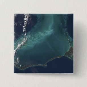 Die der Bahamas langatmige schmale Eleuthra Insel Button