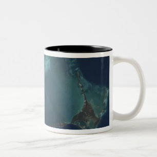 Die der Bahamas langatmige schmale Eleuthra Insel Zweifarbige Tasse