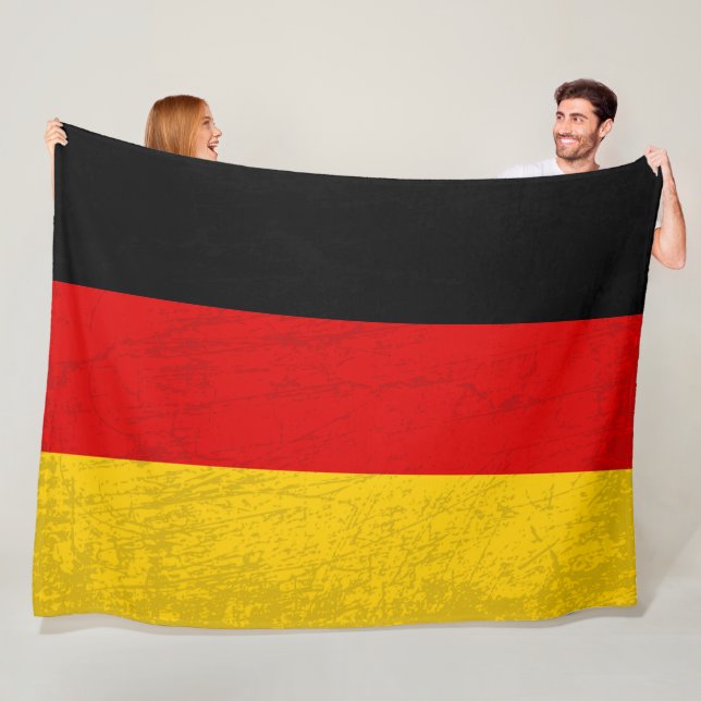 Die deutsche Flagge - ein Tapisserie des deutschen Fleecedecke (Beispiel)