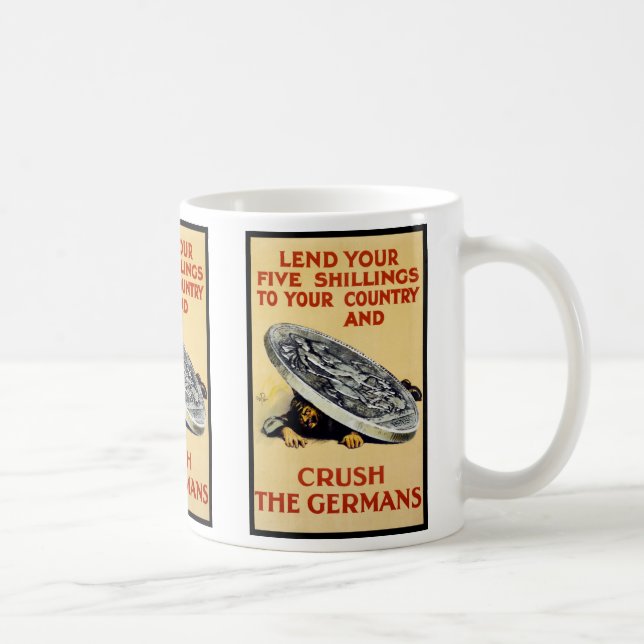 Die Deutschen zerschlagen Kaffeetasse (Rechts)