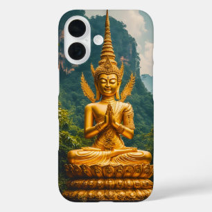 Die Devata im goldenen Licht iPhone 16 Hülle
