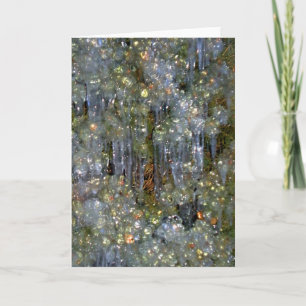 Die Diamanten des Winters Feiertagskarte