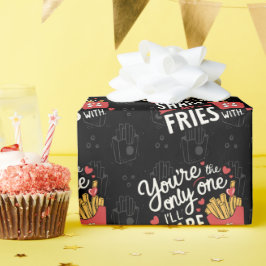 Die, die ich meine Freunde mit lustigen Valentinen Geschenkpapier