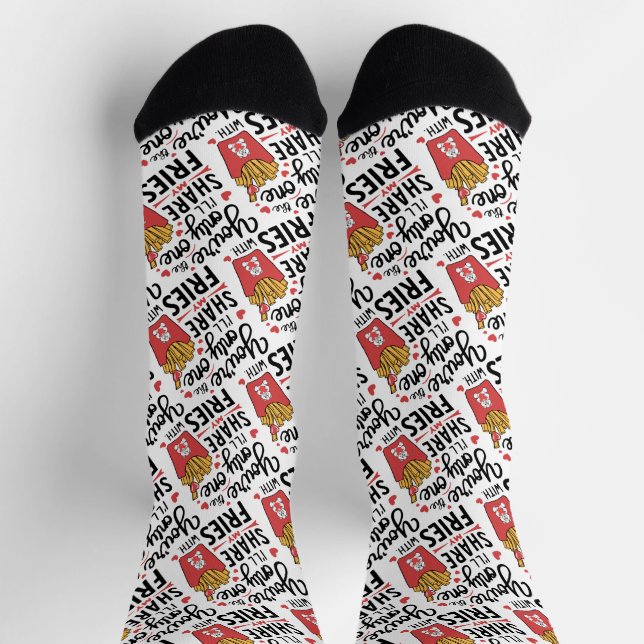 Die, die ich meine Freunde mit lustigen Valentinen Socken (Oben)