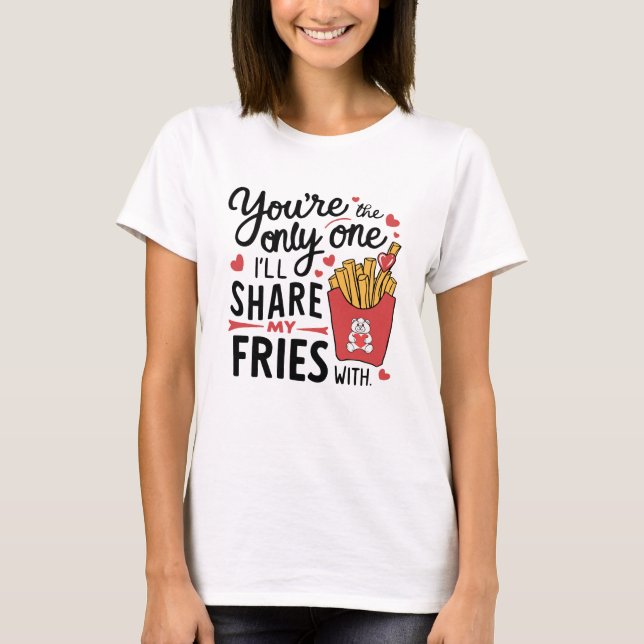 Die, die ich meine Freunde mit lustigen Valentinen T-Shirt (Vorderseite)