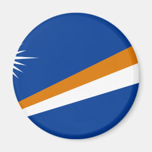Die Die Marshallinseln-Flagge Magnet