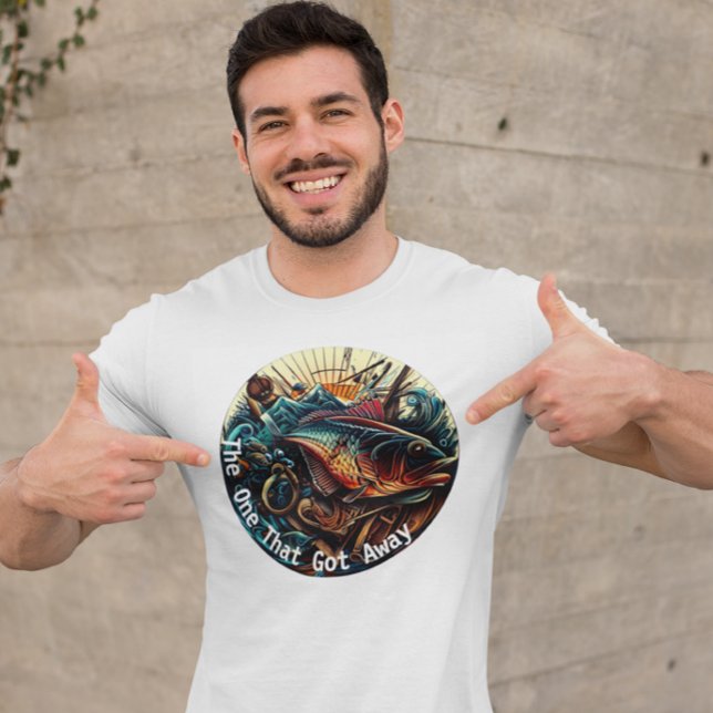 Die, die vom Fischfang Got hat T-Shirt (Von Creator hochgeladen)