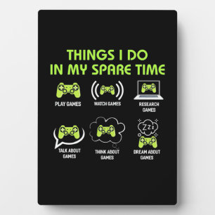 Die Dinge, die Gamer in spärlicher Zeit tun Fotoplatte