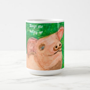 Die Dinge sehen gut aus Kaffeetasse
