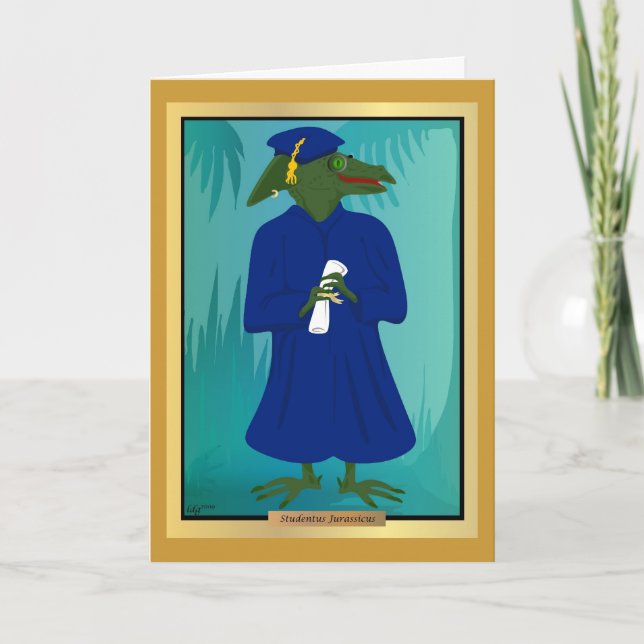 Die Dinosaurierkarte für das Graduate Age Karte (Vorderseite)