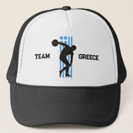 Die Diskothek: Sportteam Griechenland Truckerkappe