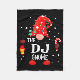 Die Dj Gnome passende Familien-Weihnachts-Gnome-Py Fleecedecke