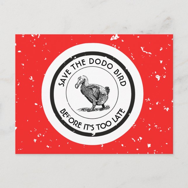 DIE DODO-BIRD gerettet Postkarte (Vorderseite)