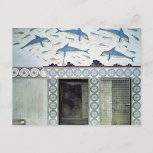 Die Dolphin Frescoes im Queen's Bad Postkarte