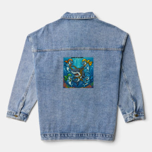 DIE DOLPHIN GARDIANER STRIKE! — Helden der Tiefe Jeansjacke