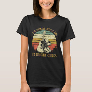 Die Donnerrollen und Blitze Land m T-Shirt
