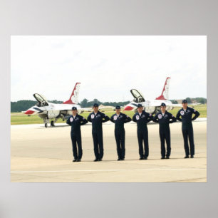 Die "Donnervögel". Poster