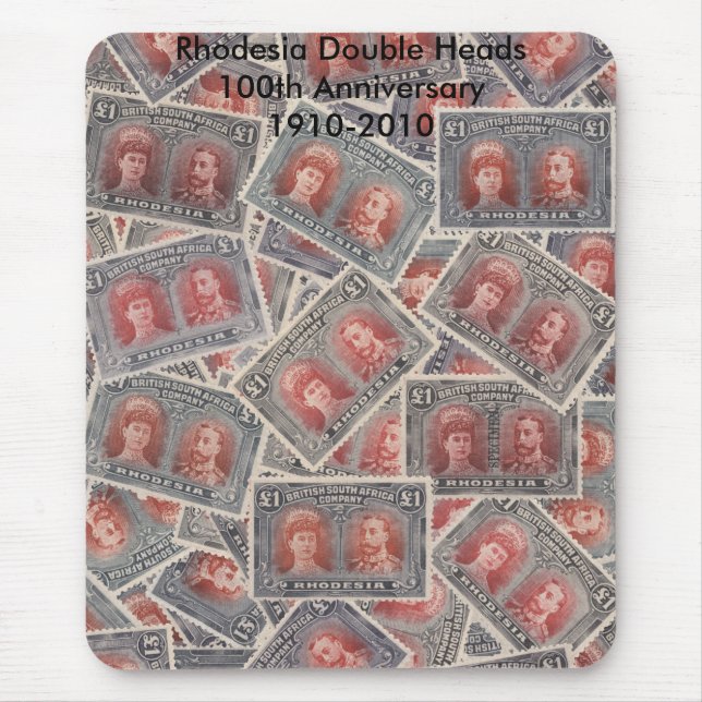 Die doppelte Haupt£1 mausunterlage Mousepad (Vorne)