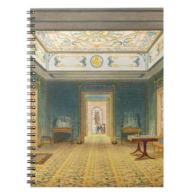 Die doppelte Lobby oder die Galerie (Süden) über Notizblock (Vorderseite)
