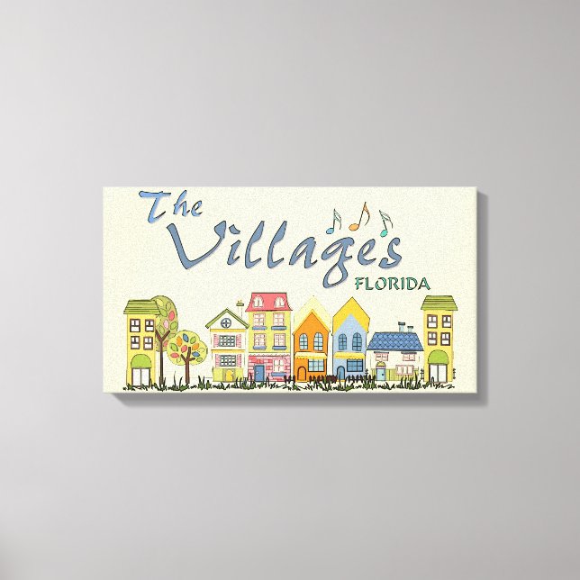Die Dörfer florida Community Leinwand Art (Vorderseite)