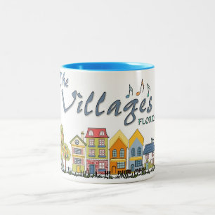 Die Dorfflorida-Gemeinschaftskaffee-Tasse Zweifarbige Tasse