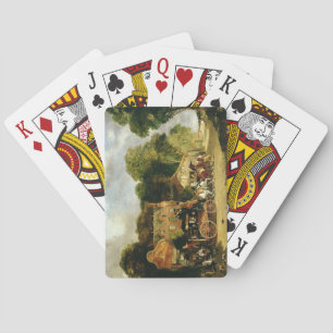 Die Dorking und Londons königliche Post, die das Spielkarten