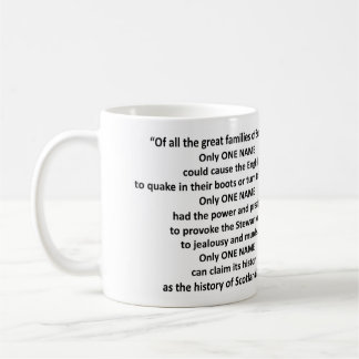 Die Douglas-Tasse "NUR EIN NAME" Kaffeetasse